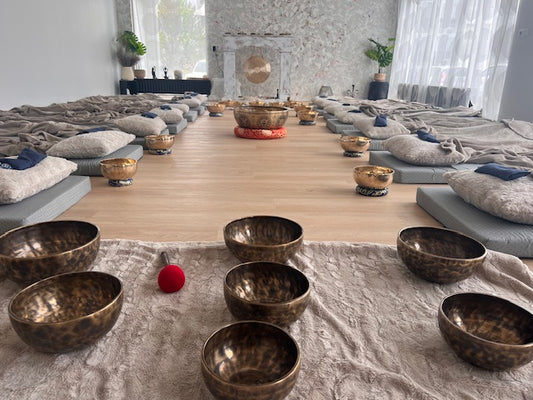 Himalayjan soundbath Tónheilun